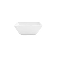 Front of the House Kyoto 10 oz. Bright White Square Porcelain Bowl - 12/Case