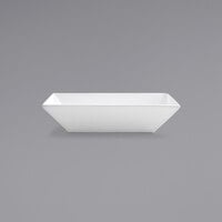 Front of the House DBO120WHP23 Kyoto 20 oz. Bright White Rectangular Porcelain Bowl - 12/Case