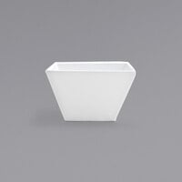 Front of the House DBO085WHP22 Kyoto 16 oz. Bright White Tall Square Porcelain Bowl - 6/Case