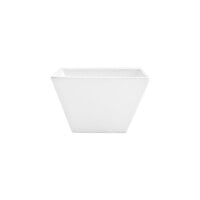 Front of the House Kyoto 16 oz. Bright White Tall Square Porcelain Bowl - 6/Case