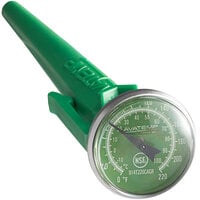 AvaTemp 5 inch HACCP Pocket Probe Dial Thermometer with Calibration Wrench (Green / Produce)