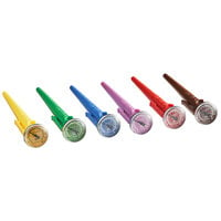 AvaTemp 5 inch HACCP Pocket Probe Dial Thermometers - 6/Set