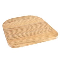 Lancaster Table & Seating Alloy Series Natural Wood Seat for Alloy Chairs