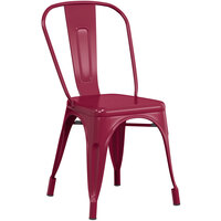 Lancaster Table & Seating Alloy Series Mulberry Outdoor Cafe Chair