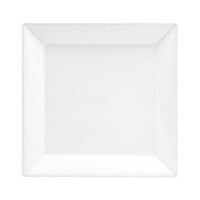 Front of the House Kyoto 10" Bright White Square Porcelain Plate - 6/Case