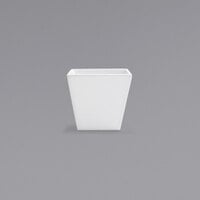 Front of the House DBO098WHP23 Kyoto 14 oz. Bright White Tall Square Porcelain Bowl - 12/Case