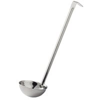 Vollrath 46818 8 oz. Stainless Steel One-Piece Ladle