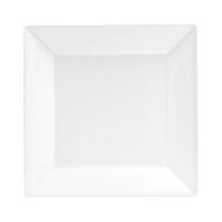 Front of the House Kyoto 9" Bright White Square Porcelain Plate - 6/Case