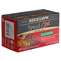 Bigelow Spiced Chai Decaffeinated Tea Bags - 20/Box