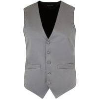 Henry Segal Men's Customizable Gray Satin Server Vest
