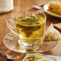 Steep Cafe By Bigelow Organic Lemon Ginger Herbal Tea Pyramid Sachets - 50/Case