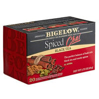 Bigelow Spiced Chai Tea Bags - 20/Box