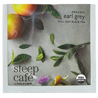 Steep Cafe By Bigelow Organic Earl Grey Tea Pyramid Sachets - 50/Case