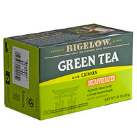 Bigelow Green Tea with Lemon Decaffeinated Tea Bags - 20/Box