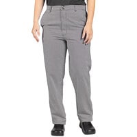 Uncommon Chef 4013 Unisex Houndstooth Customizable Straight Leg Chef Pants