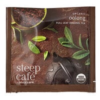 Steep Cafe By Bigelow Organic Oolong Tea Pyramid Sachets - 50/Case