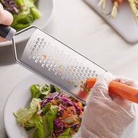 Mercer Culinary M35409 MercerGrates™ 11 1/2 inch Stainless Steel Coarse Grater with Santoprene Handle