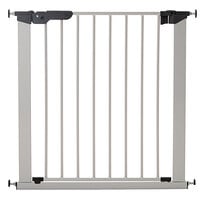 L.A. Baby SG-PP117-S BabyDan Premier 28 15/16 inch to 36 3/4 inch Silver Pressure Mount Safety Gate with 2 Extensions