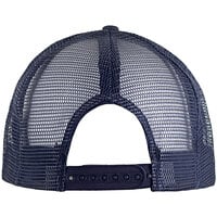 Henry Segal Customizable 5-Panel Navy Cap with Mesh Back