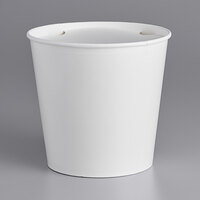 Choice 170 oz. White Food Bucket with Lid - 120/Case