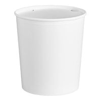 Choice 130 oz. White Food Bucket with Lid - 20/Pack