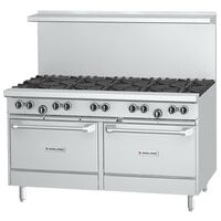 Garland G60-10RC Liquid Propane 10 Burner 60 inch Range with 1 Standard Oven and 1 Convection Oven - 406,000 BTU