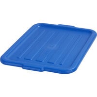 Carlisle N4401214 Comfort Curve 20" x 15" Blue Polypropylene NSF Bus Tub Lid