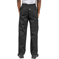 Uncommon Threads 4100 Unisex Black Customizable Uncommon Cargo Chef Pants - L