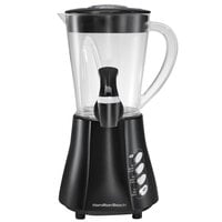 Hamilton Beach 58615 Wave Station Black 48 oz. 1/2 hp 9 Function Blender - 120V, 350W