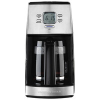 Hamilton Beach 43254R Black and Stainless Steel 12 Cup Coffee Maker - 120V, 900W