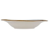 Tuxton GGE-062 TuxTrendz Artisan Geode Azure 9.5 oz. Wide Rim China Soup Bowl - 24/Case