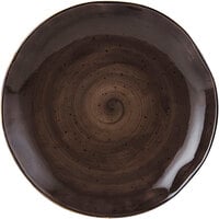 Tuxton GGM-006 TuxTrendz Artisan Geode Mushroom 10 1/4" China Plate   - 12/Case