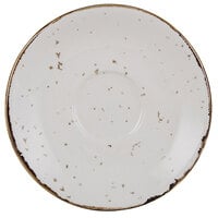 Tuxton GGA-086 TuxTrendz Artisan Geode Agave 5" China Saucer - 24/Case