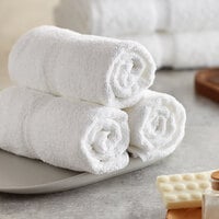 Lavex Premium 16 inch x 30 inch 100% Ring-Spun Cotton Hand Towel 4 lb. - 12/Pack