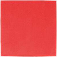 Red Flat Pack Linen-Like Napkin, 16 inch x 16 inch - Hoffmaster 125031 - 500/Case