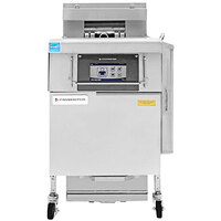 Frymaster FilterQuick 3FQE60U Oil-Conserving Electric Floor Fryer with (3) 60 lb. Full Frypots and Automatic Filtration - 208V, 3 Phase