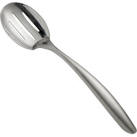 Tablecraft 3334 Dalton II 13 1/4 inch 18/8 Stainless Steel Slotted Serving Spoon