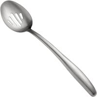 Tablecraft 5334 Dalton 13 3/4 inch 18/8 Stainless Steel Slotted Serving Spoon