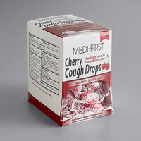 Medique 81525 Medi-First Cherry Cough Drops - 125/Box