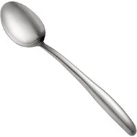 Tablecraft 5333 Dalton 13 3/4 inch 18/8 Stainless Steel Solid Serving Spoon