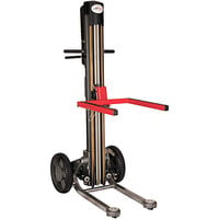 Magliner LPS4814NG1 LiftPlus 48 inch Industrial-Use Folding Lift with 14 inch Chassis and 21 inch x 18 inch Straight Forks
