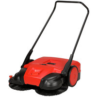 Bissell Commercial BG-677 31 inch Battery Powered Triple Brush Outdoor Power Sweeper