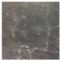 Grosfillex US36D791 Exterior Vanguard 36" Square Gray Faux Marble Outdoor Table Top