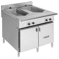 Vulcan VCS18 Single Well 18 inch Versatile Chef Station / Multifunctional Cooker - 208V, 3 Phase, 9 kW