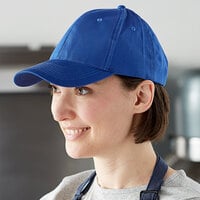 Mercer Culinary Royal Blue Customizable 6-Panel / Baseball Cap
