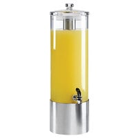 Cal-Mil 22095-3-55 3 Gallon Round Beverage Dispenser with Ice Chamber - 8 inch x 11 inch x 26 1/2 inch