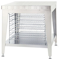 Alto-Shaam 5003787 Stationary Stand with Cooling Racks and Seismic Feet for ASC-4E and ASC-4G Convection Ovens - 35 1/2"