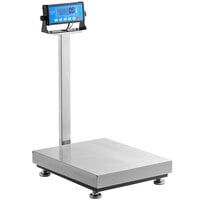 AvaWeigh BS300TX 300 lb. Digital Receiving Bench Scale with Tower Display, Legal for Trade