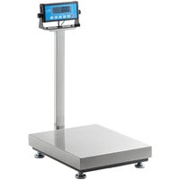 AvaWeigh BS150TX 150 lb. Digital Receiving Bench Scale with Tower Display, Legal for Trade