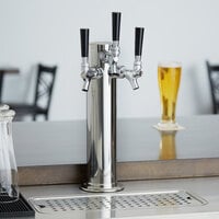 3 Tap Beer Tower - 3 inch Column